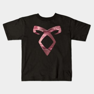 Shadowhunters rune / The mortal instruments - Angelic power rune (liquid rose gold) | Mundane | Malec | Parabatai | Alec, Magnus, Jace, Clary Kids T-Shirt